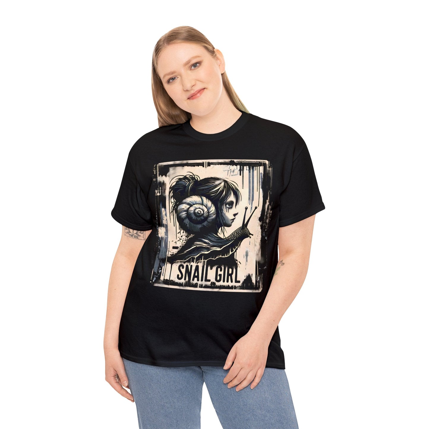 Grunge Snail Girl Shirt