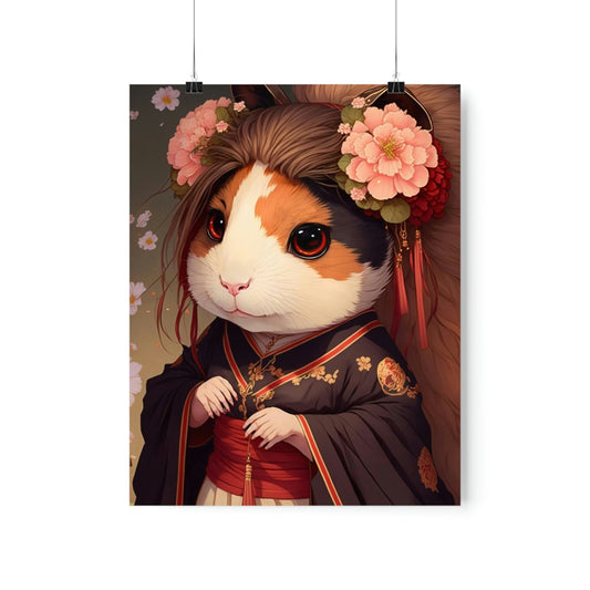 Guinea Pig Princess Premium Matte Vertical Posters