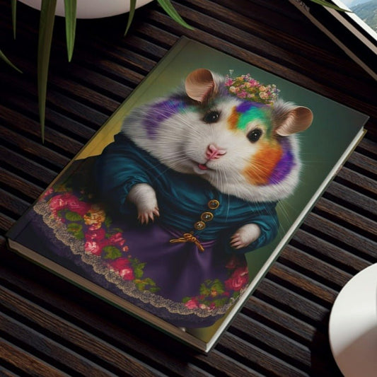 Hamster "Ready for the Evening" Hard Backed Journal