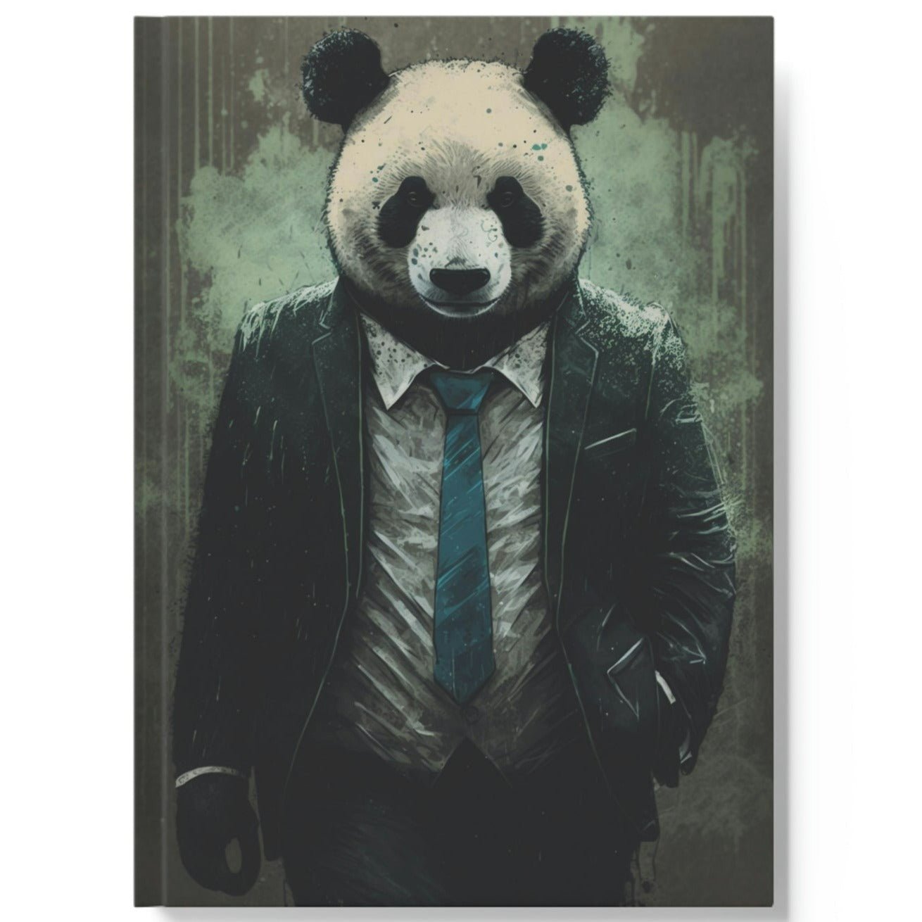 Home from Work Panda Family Hard Backed Journal
