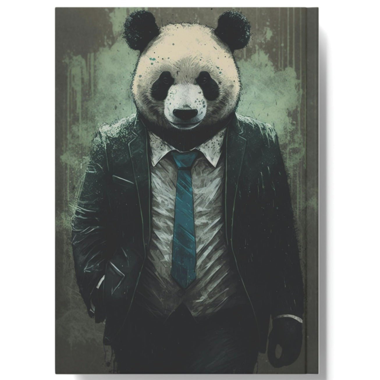 Home from Work Panda Family Hard Backed Journal