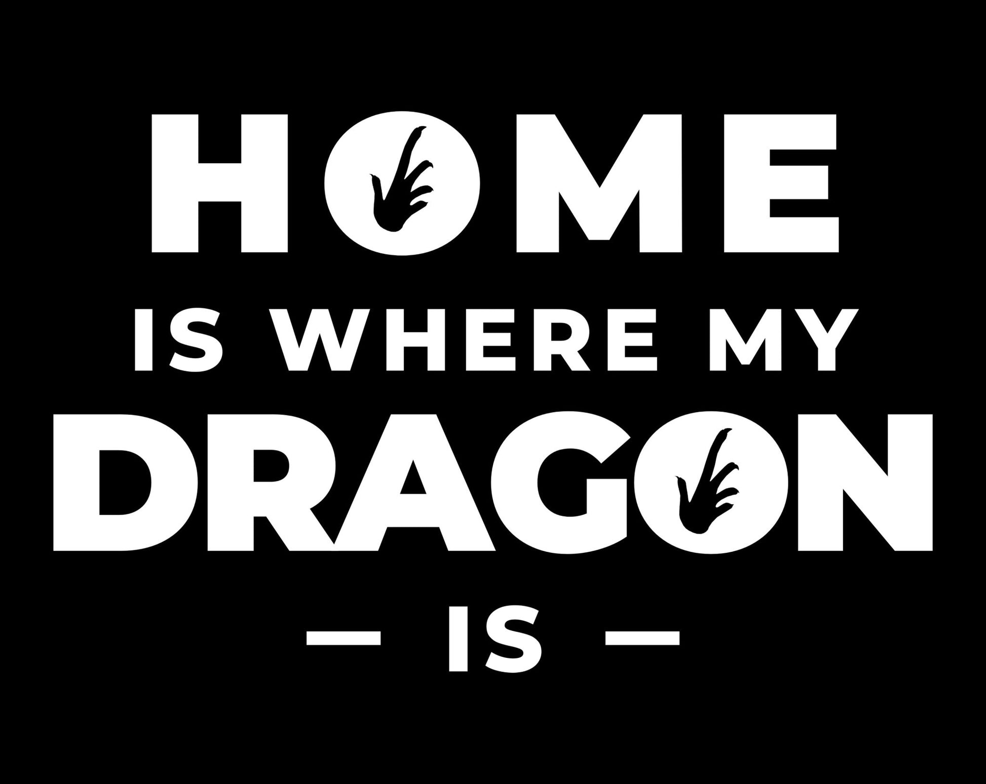 Home is Where My Dragon Is Heavy Cotton T-Shirt