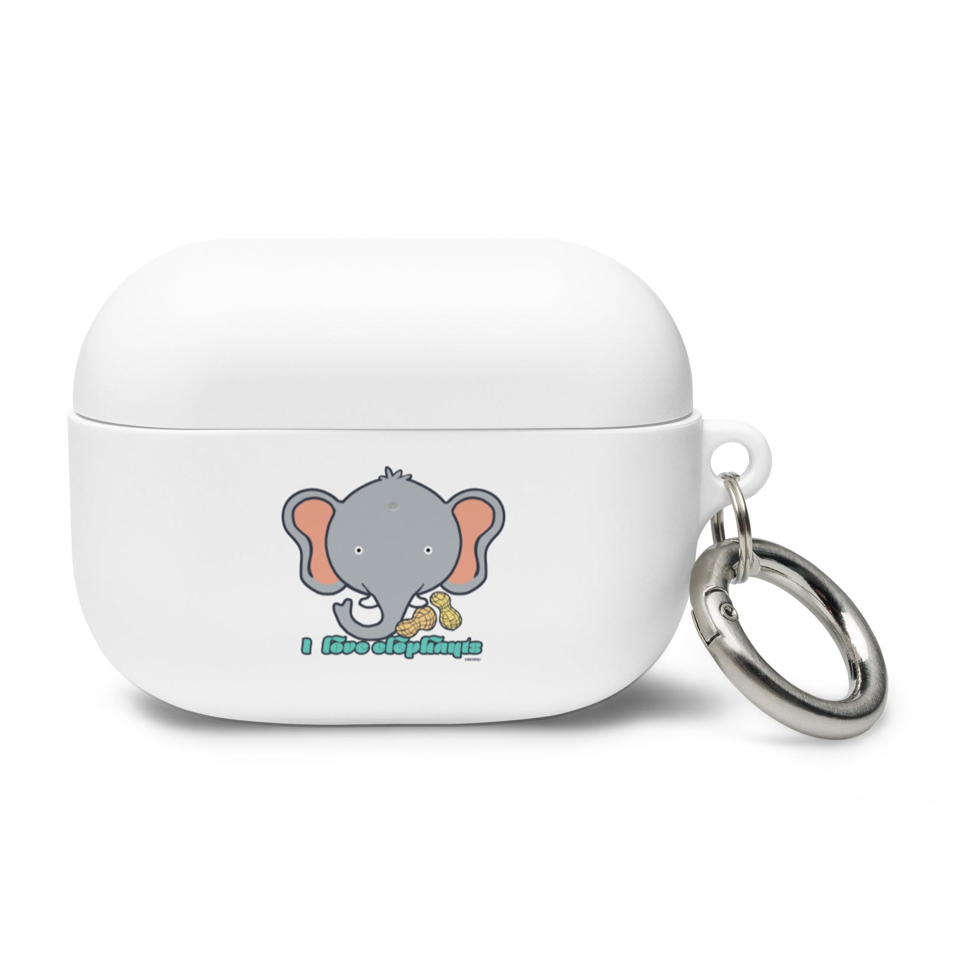 I Love Elephants AirPods case