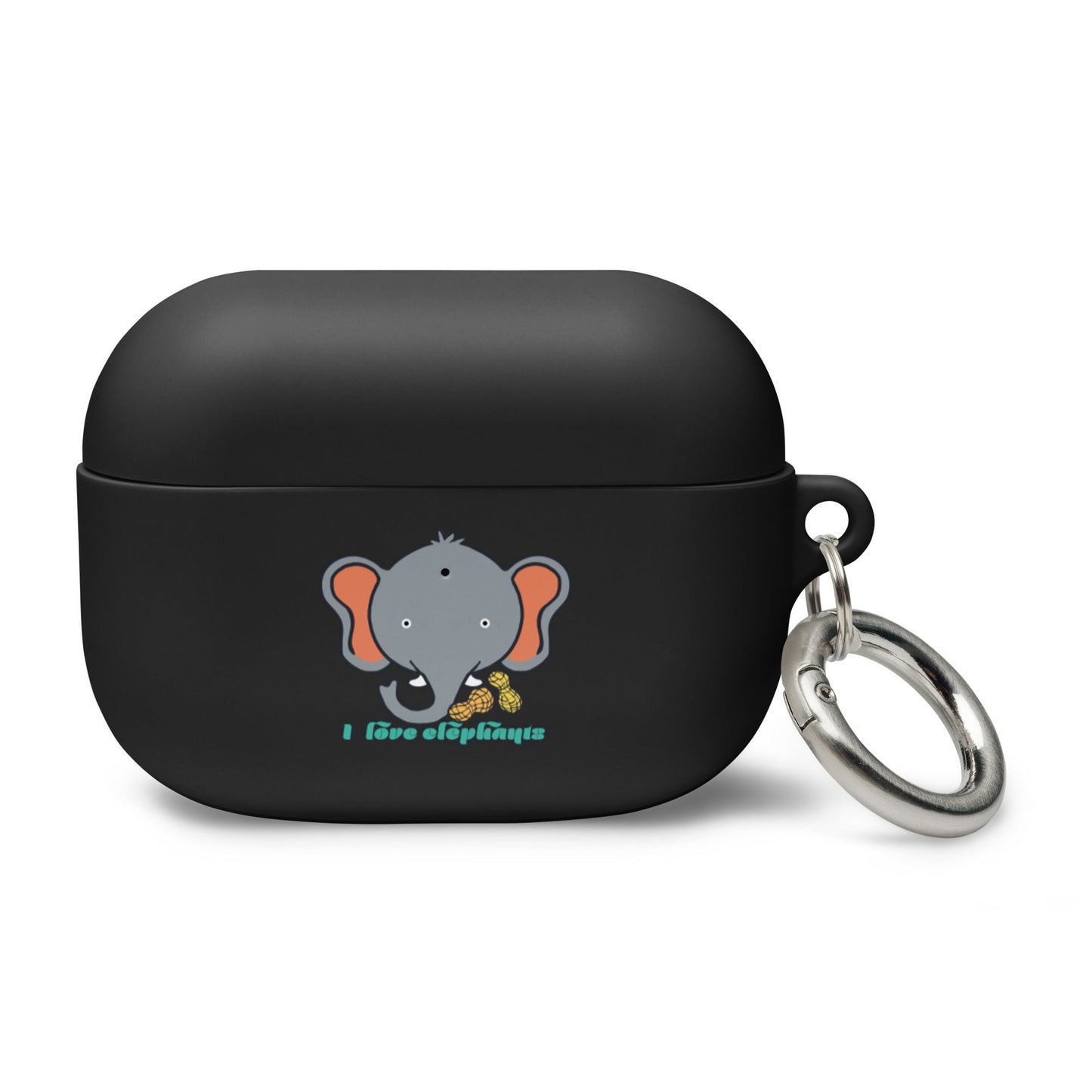 I Love Elephants AirPods case