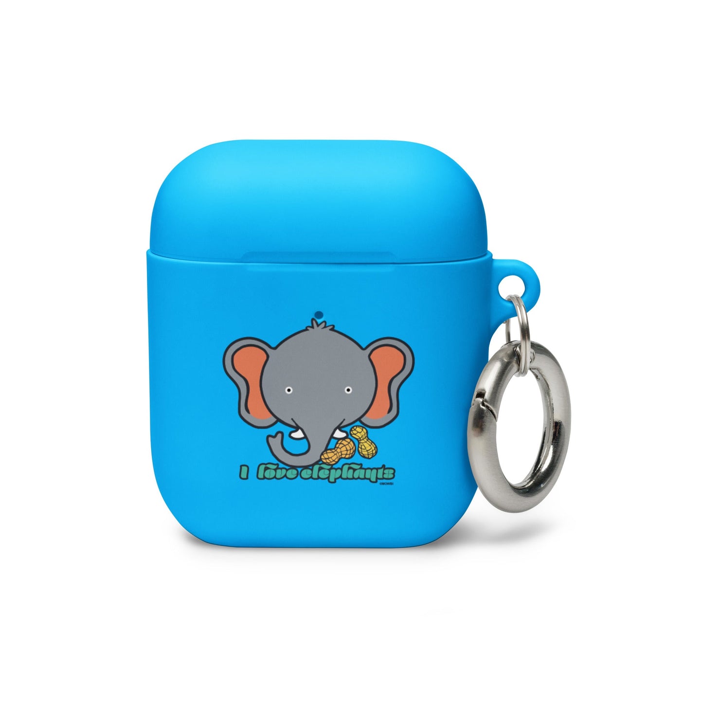 I Love Elephants AirPods case