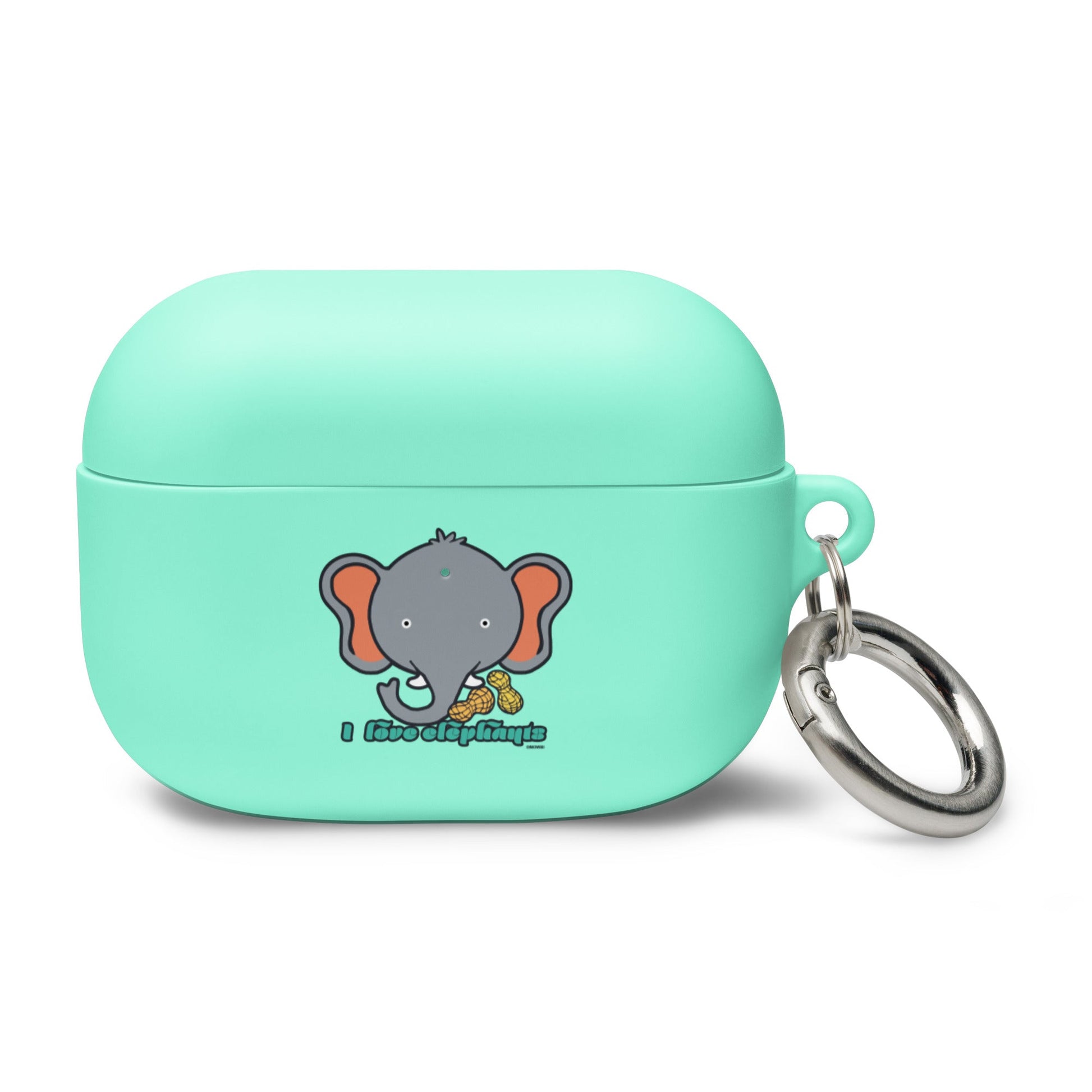 I Love Elephants AirPods case