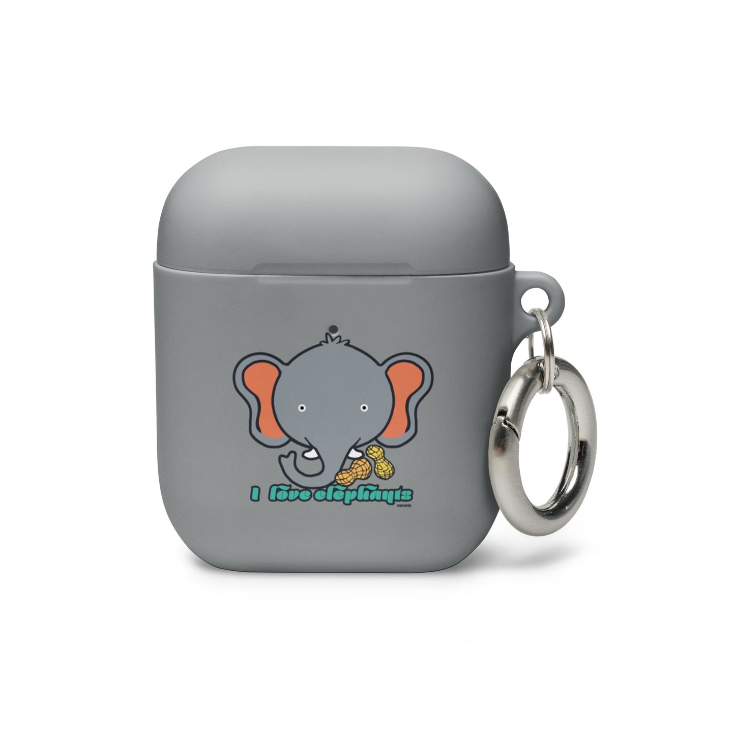 I Love Elephants AirPods case