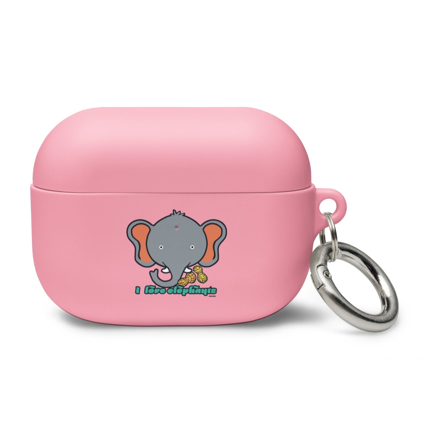 I Love Elephants AirPods case