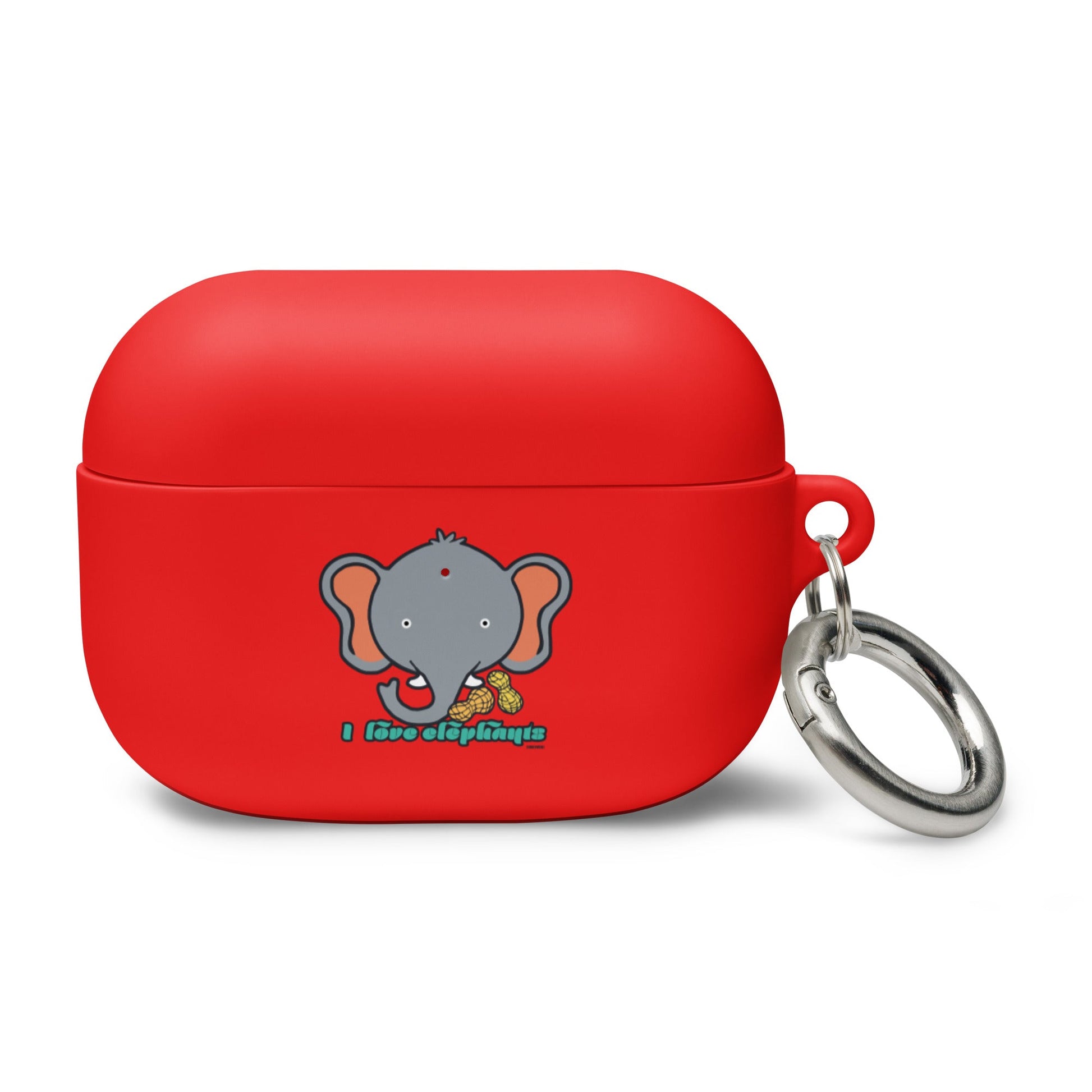 I Love Elephants AirPods case