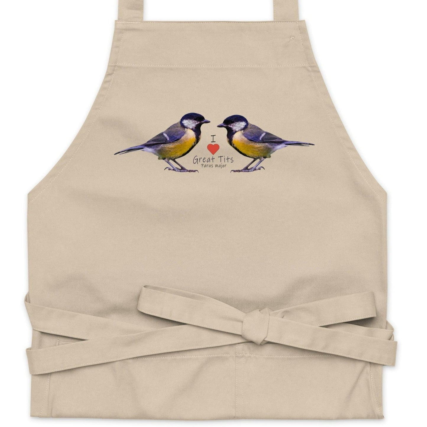 I Love Great Tits Organic Cotton Apron