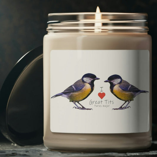 I Love Great Tits Scented Soy Candle - 9oz