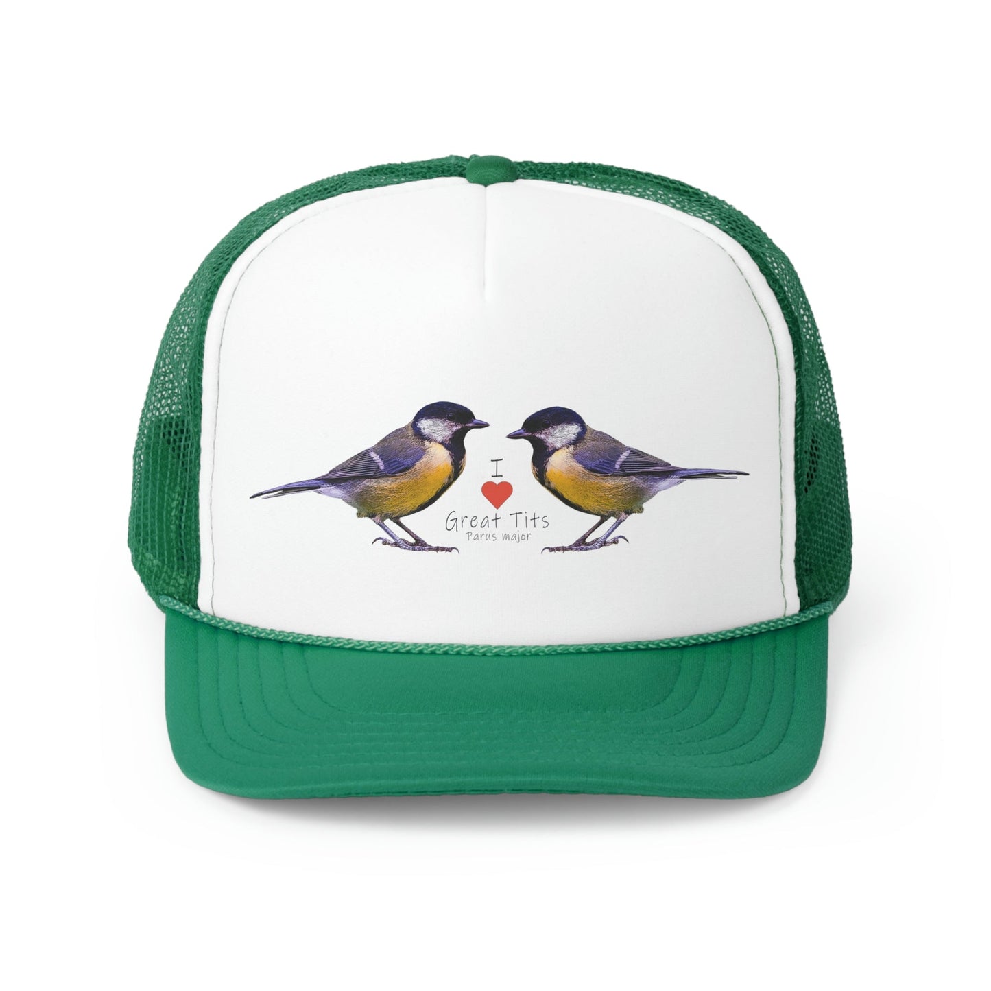 I Love Great Tits Trucker Caps