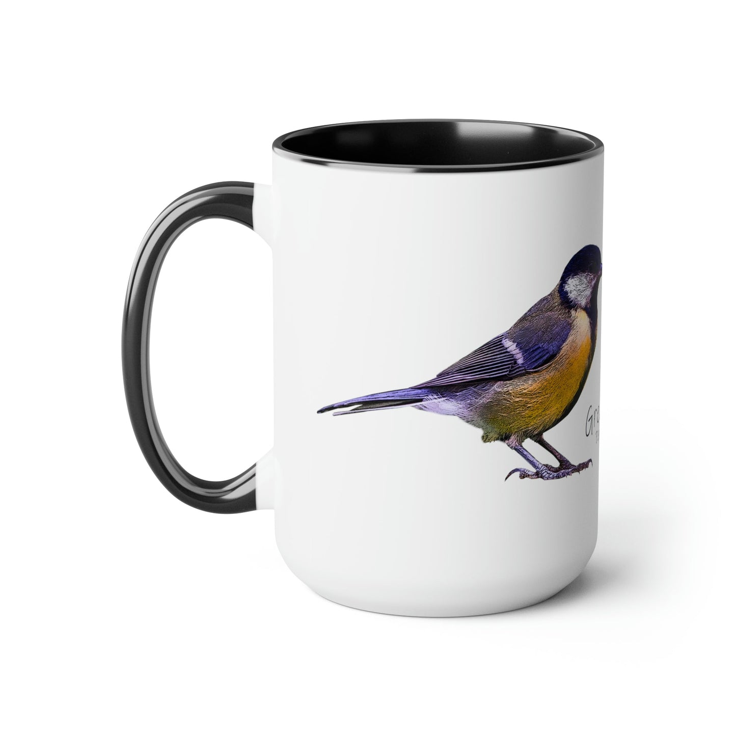I Love Great Tits Two-Tone Coffee Mugs - 15oz