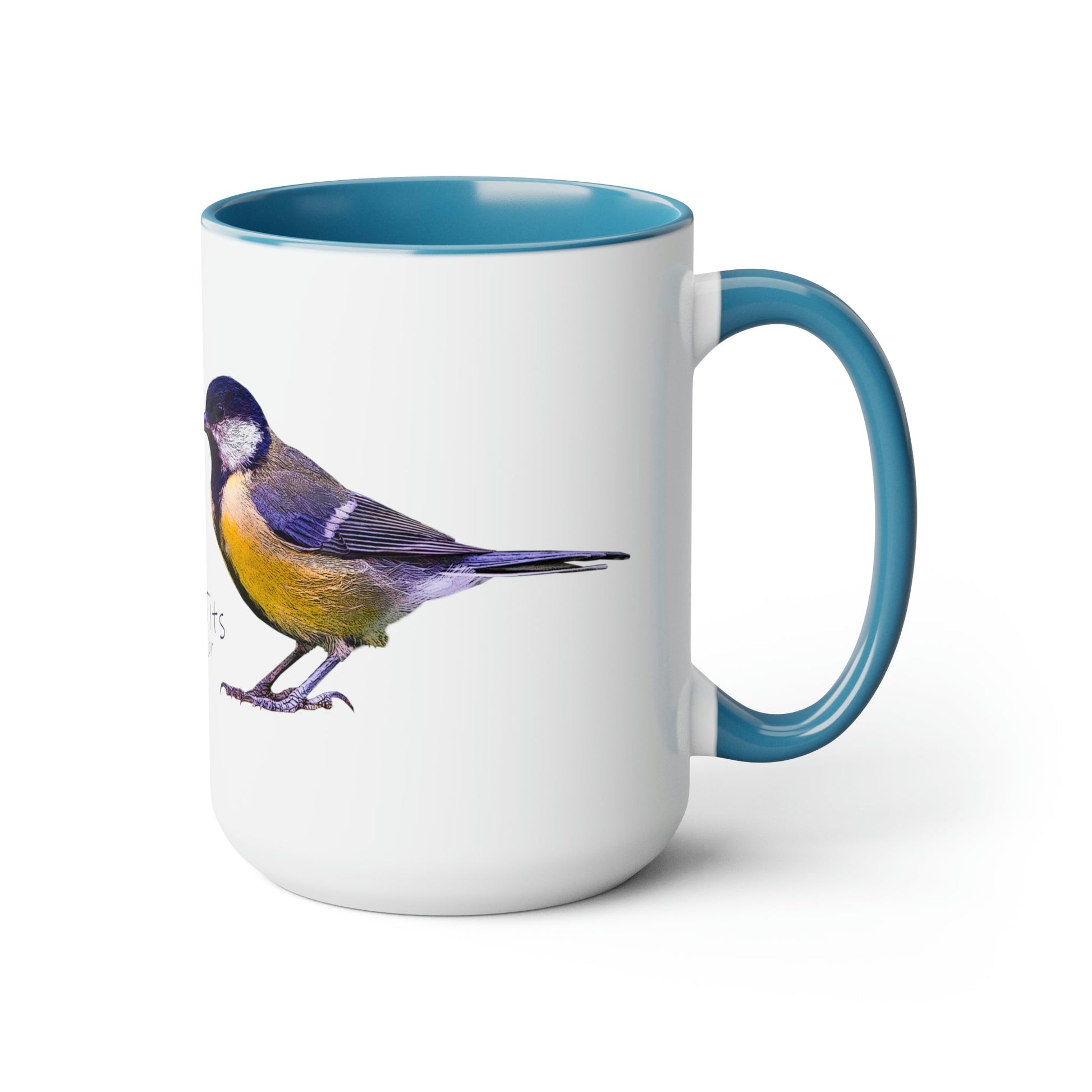 I Love Great Tits Two-Tone Coffee Mugs - 15oz