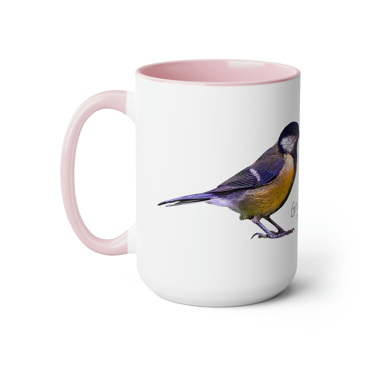 I Love Great Tits Two-Tone Coffee Mugs - 15oz