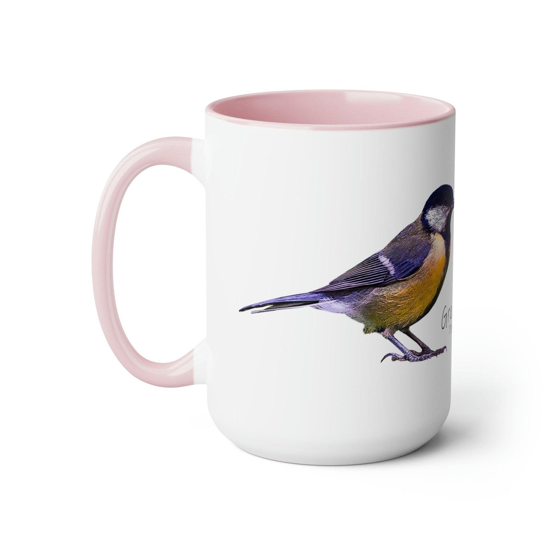 I Love Great Tits Two-Tone Coffee Mugs - 15oz