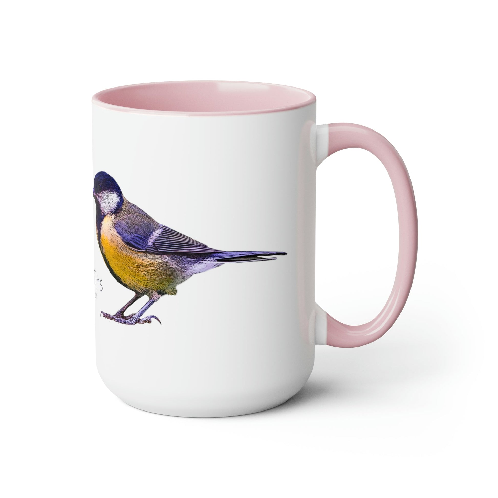 I Love Great Tits Two-Tone Coffee Mugs - 15oz