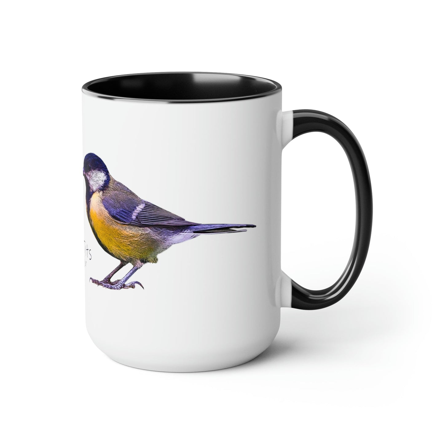 I Love Great Tits Two-Tone Coffee Mugs - 15oz