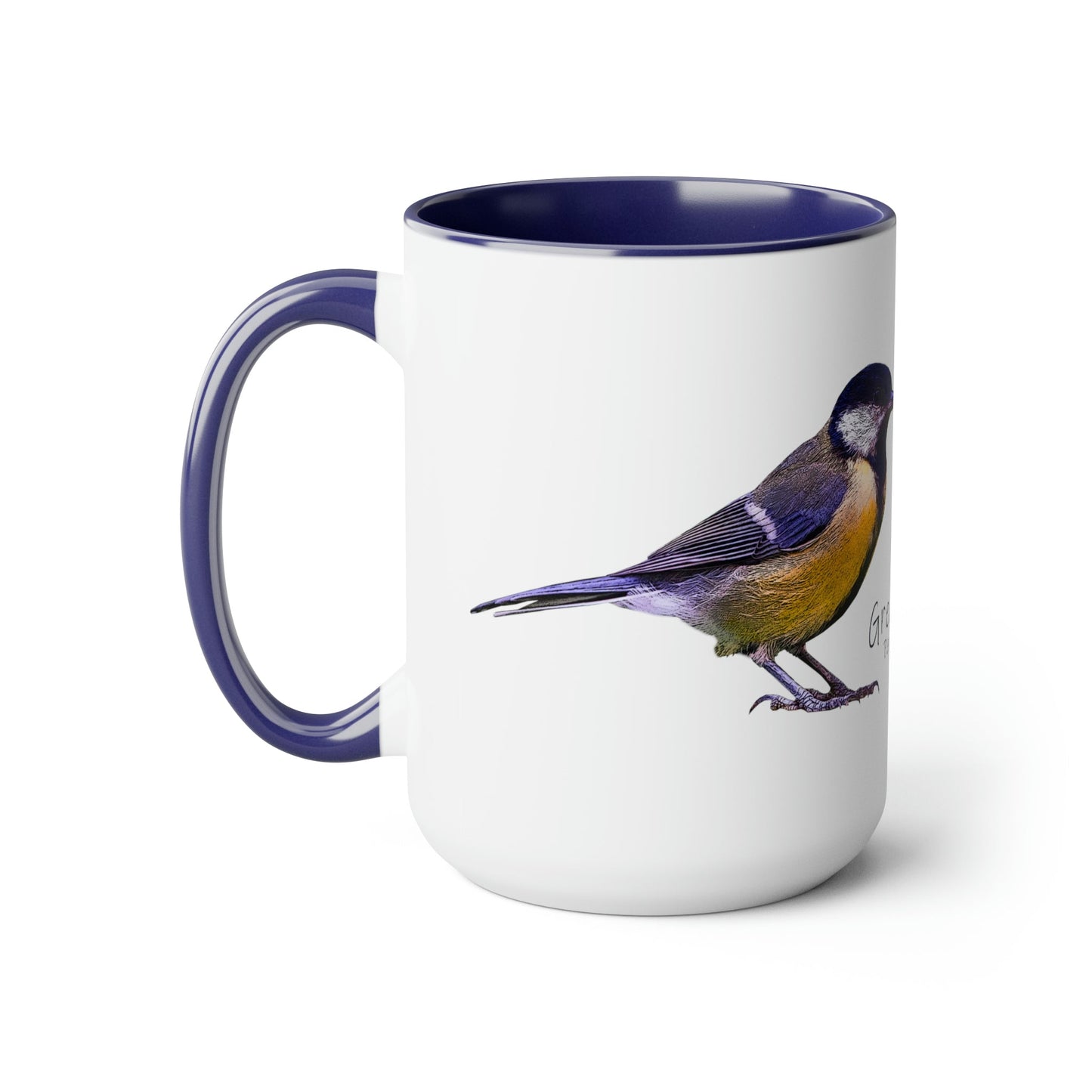 I Love Great Tits Two-Tone Coffee Mugs - 15oz