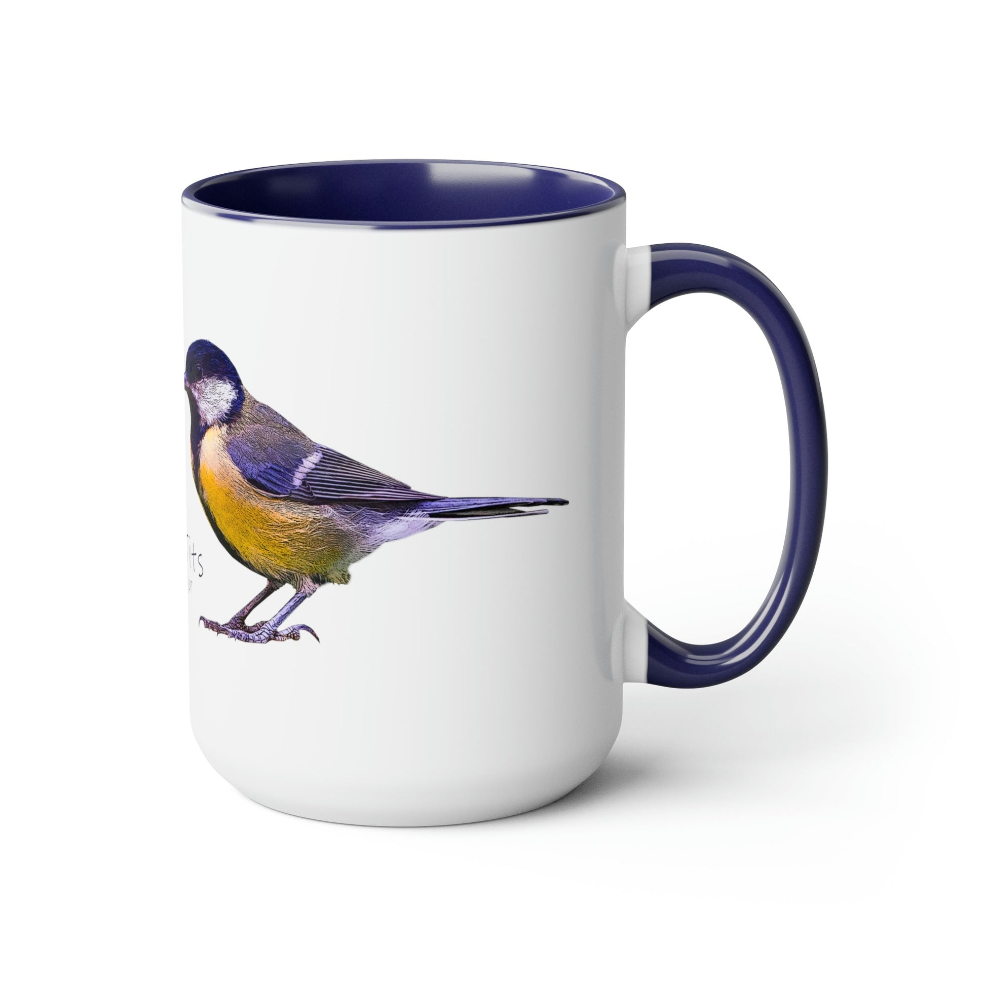 I Love Great Tits Two-Tone Coffee Mugs - 15oz