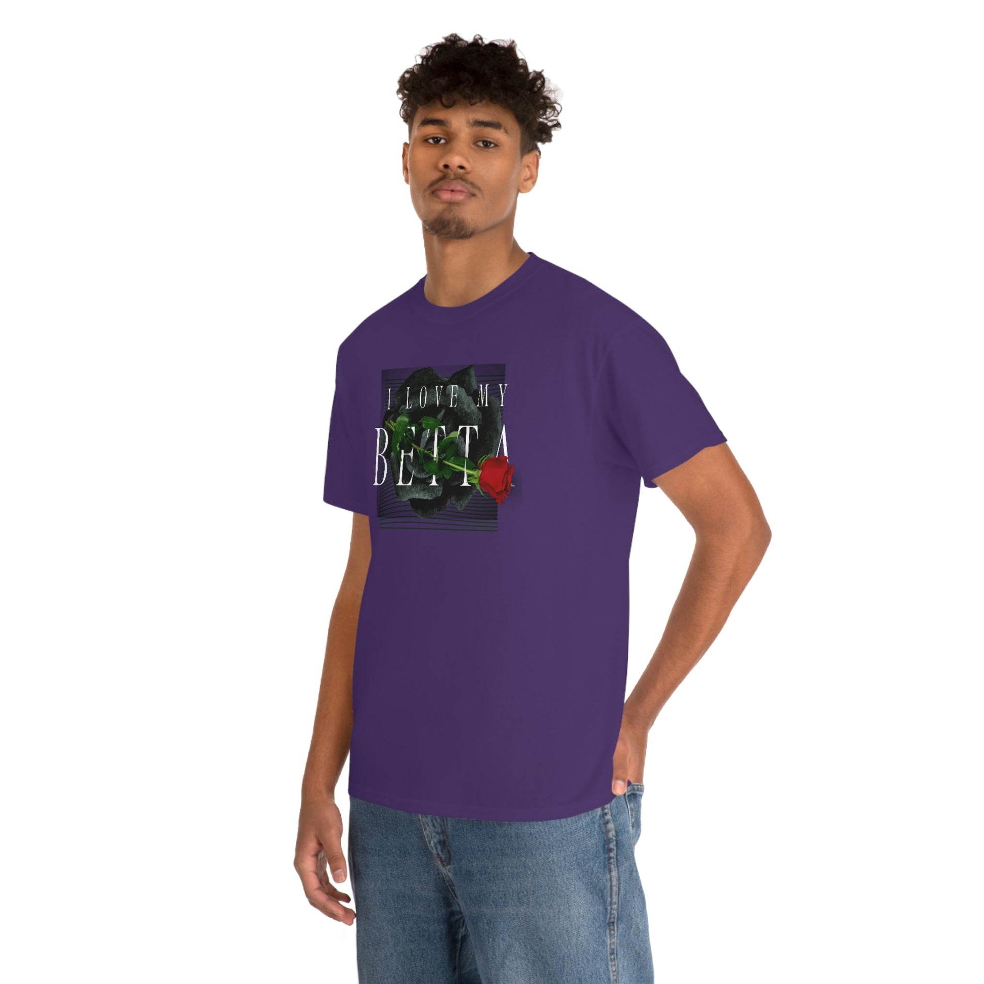 I Love My Betta Heavy Cotton T-Shirt