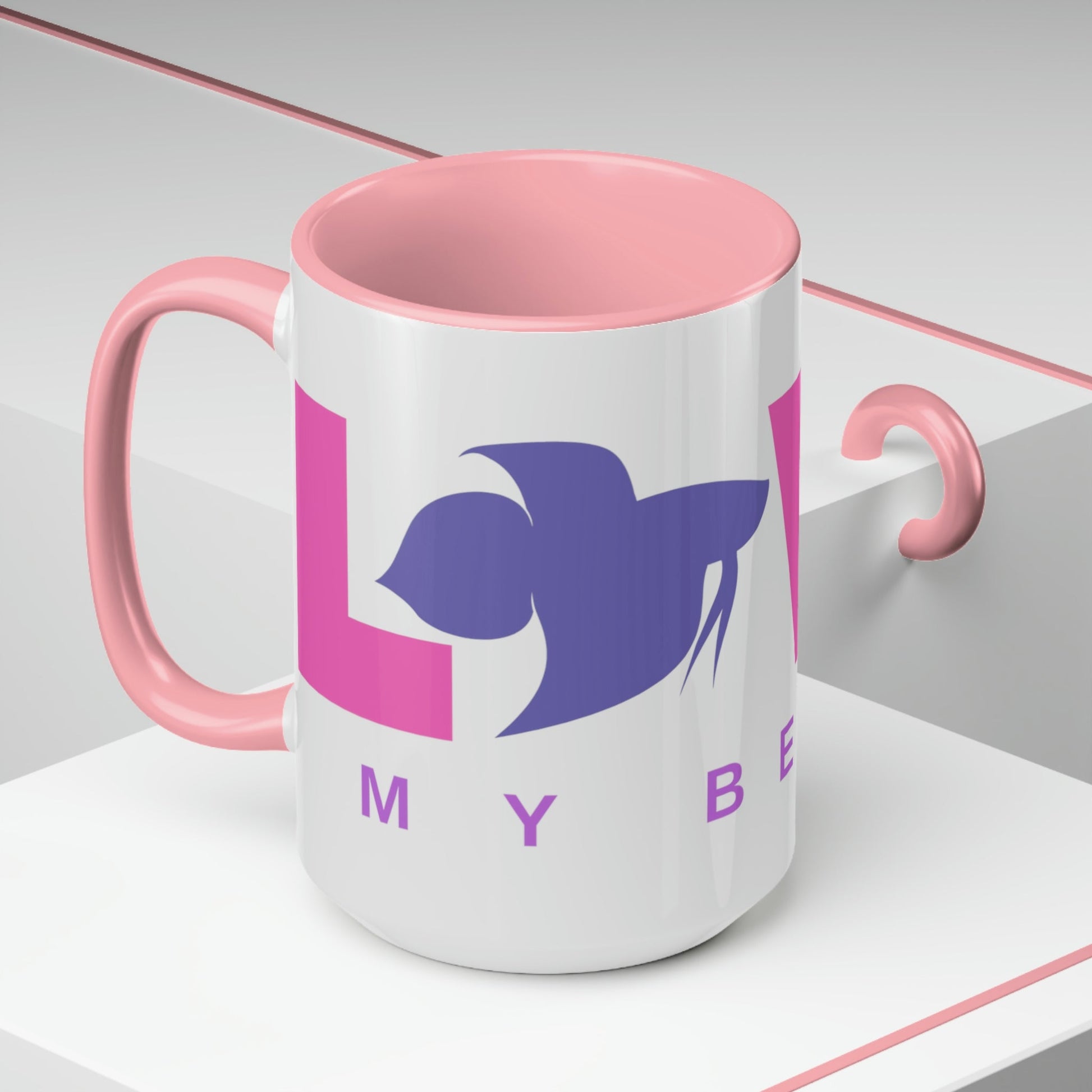 I Love My Betta Two-Tone Coffee Mugs - 15oz