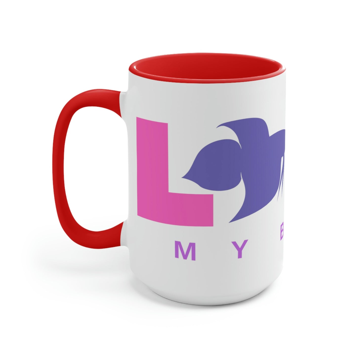 I Love My Betta Two-Tone Coffee Mugs - 15oz
