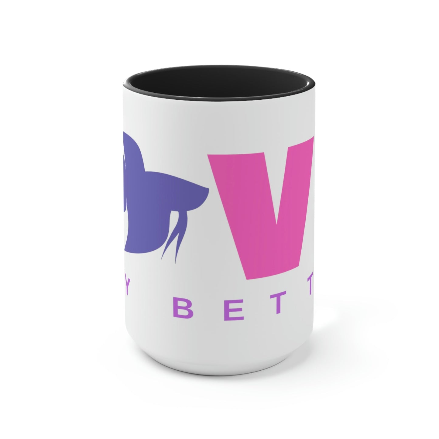 I Love My Betta Two-Tone Coffee Mugs - 15oz