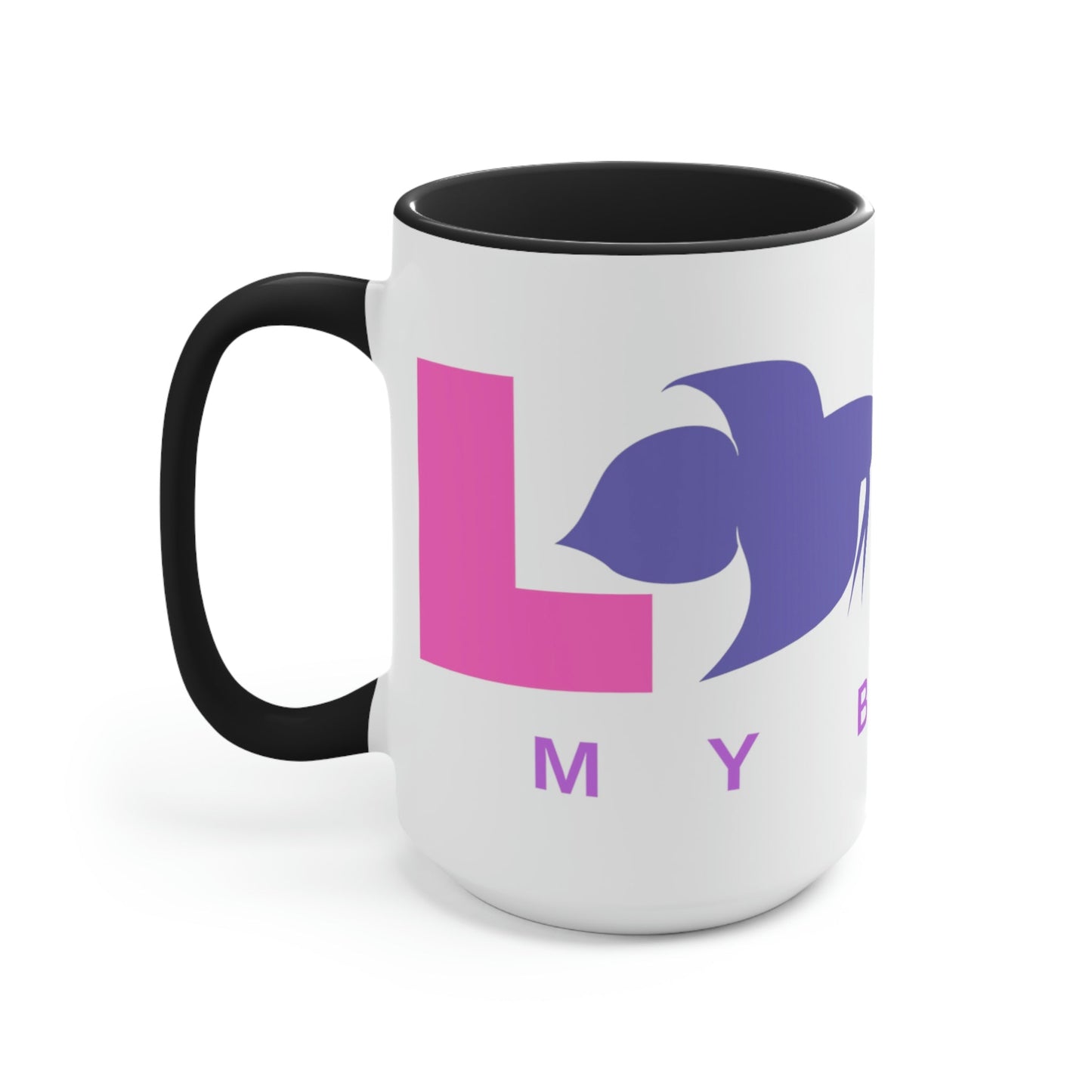 I Love My Betta Two-Tone Coffee Mugs - 15oz