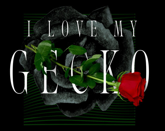 I Love My Gecko Rose Heavy Cotton T-Shirt