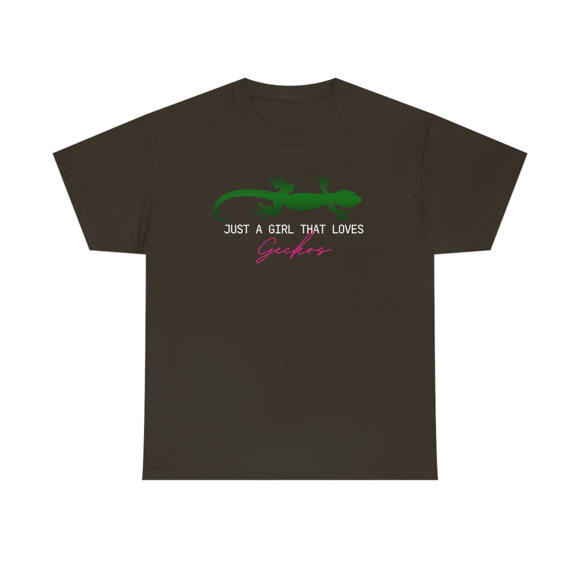 Just a Girl That Loves Geckos Heavy Cotton Tee