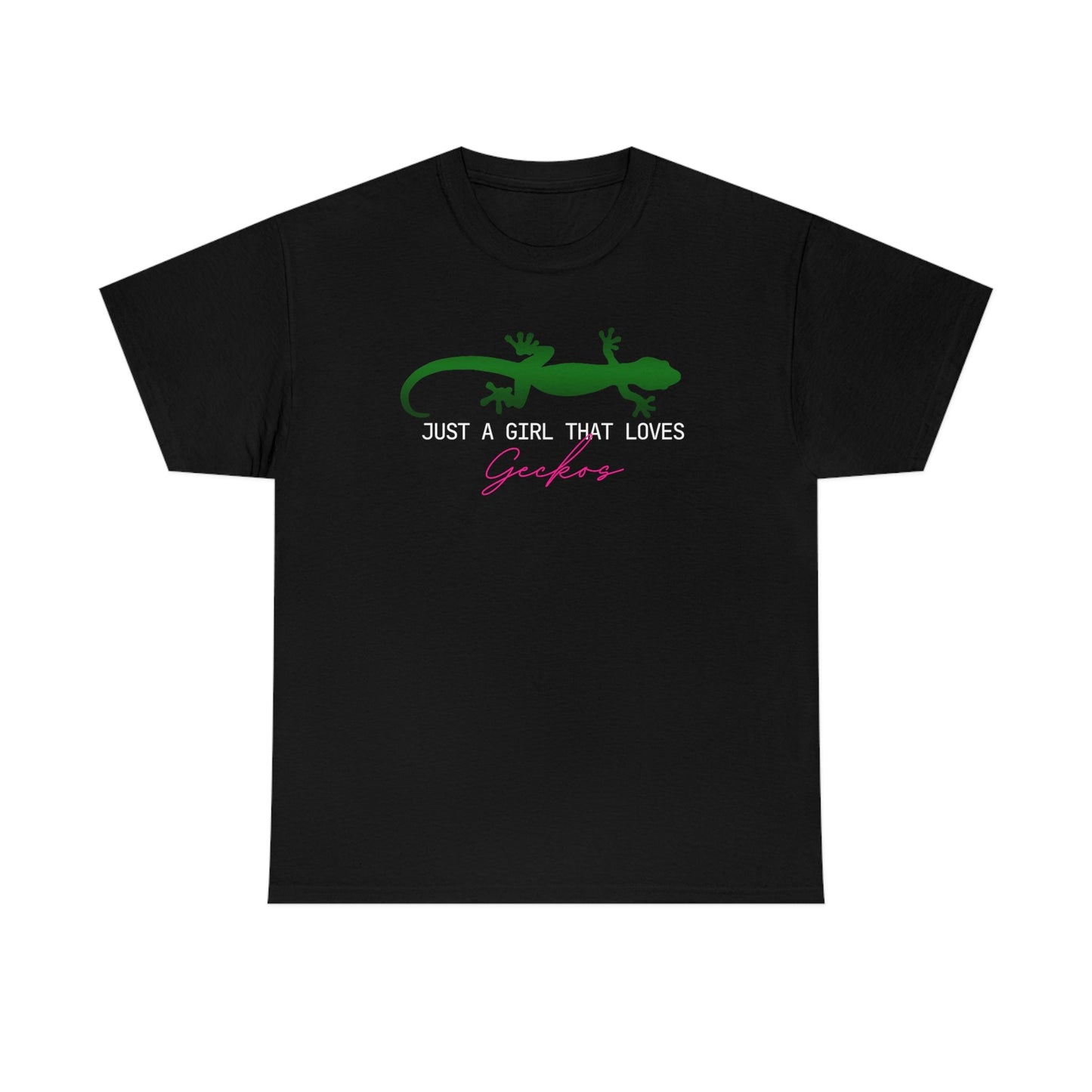 Just a Girl That Loves Geckos Heavy Cotton Tee