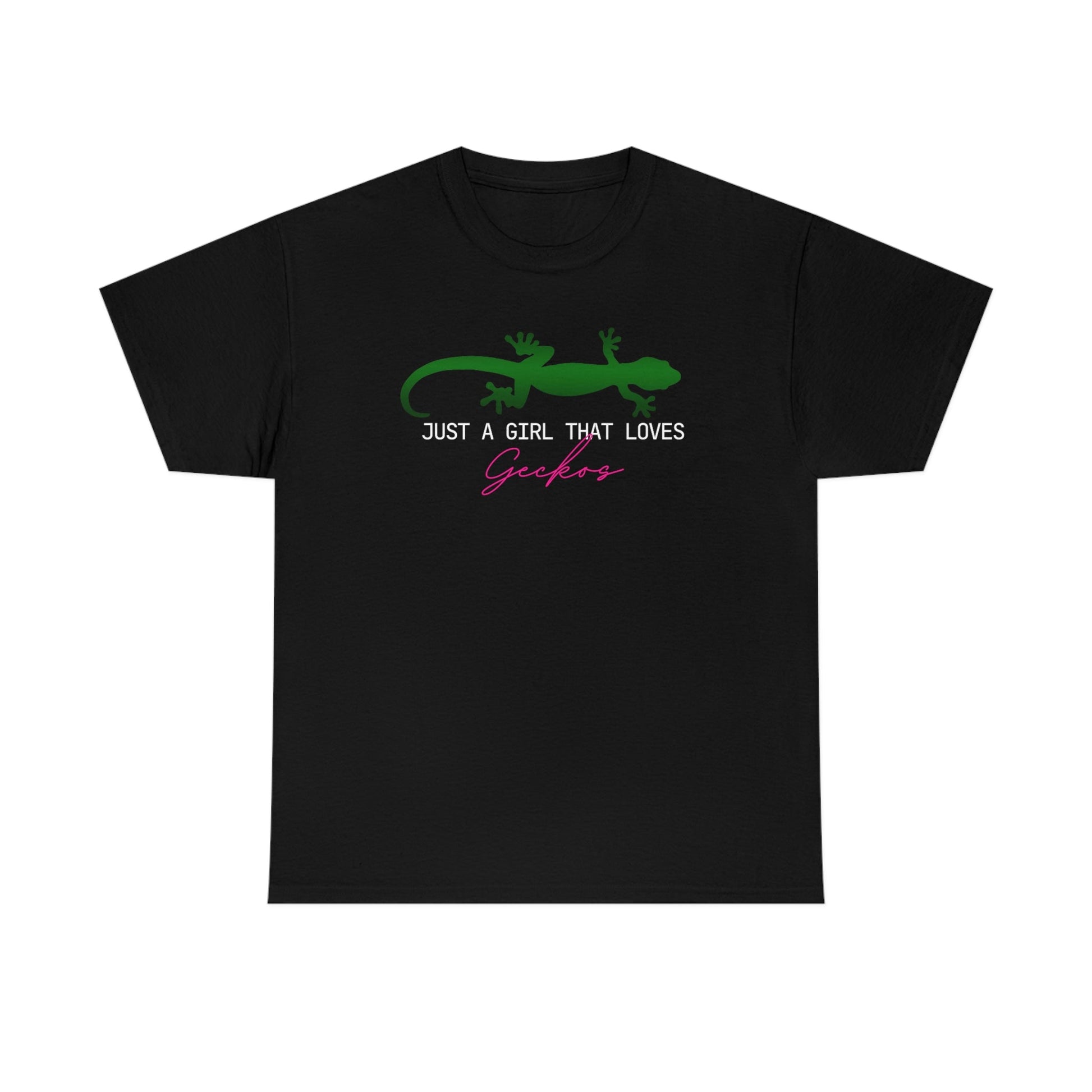 Just a Girl That Loves Geckos Heavy Cotton Tee