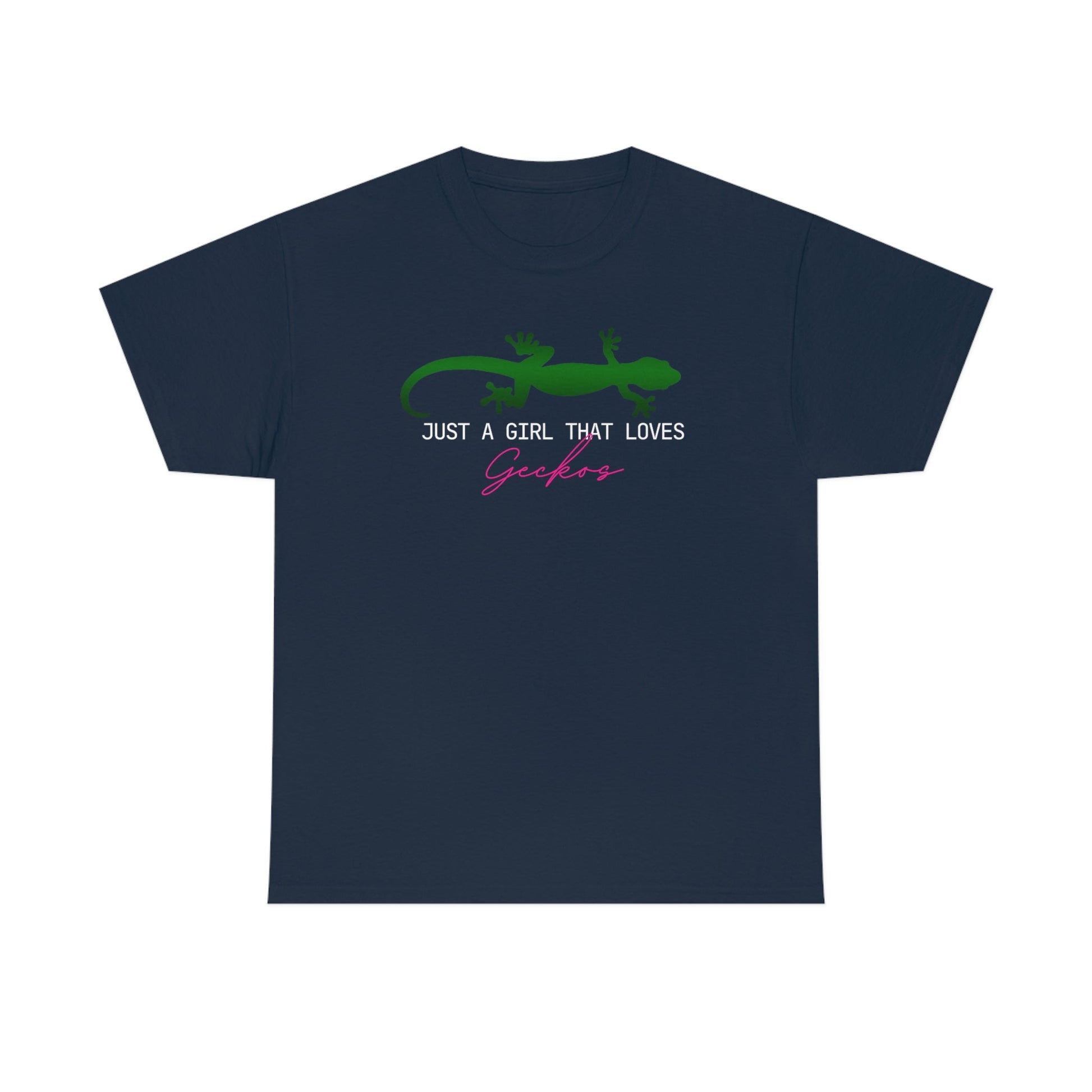 Just a Girl That Loves Geckos Heavy Cotton Tee