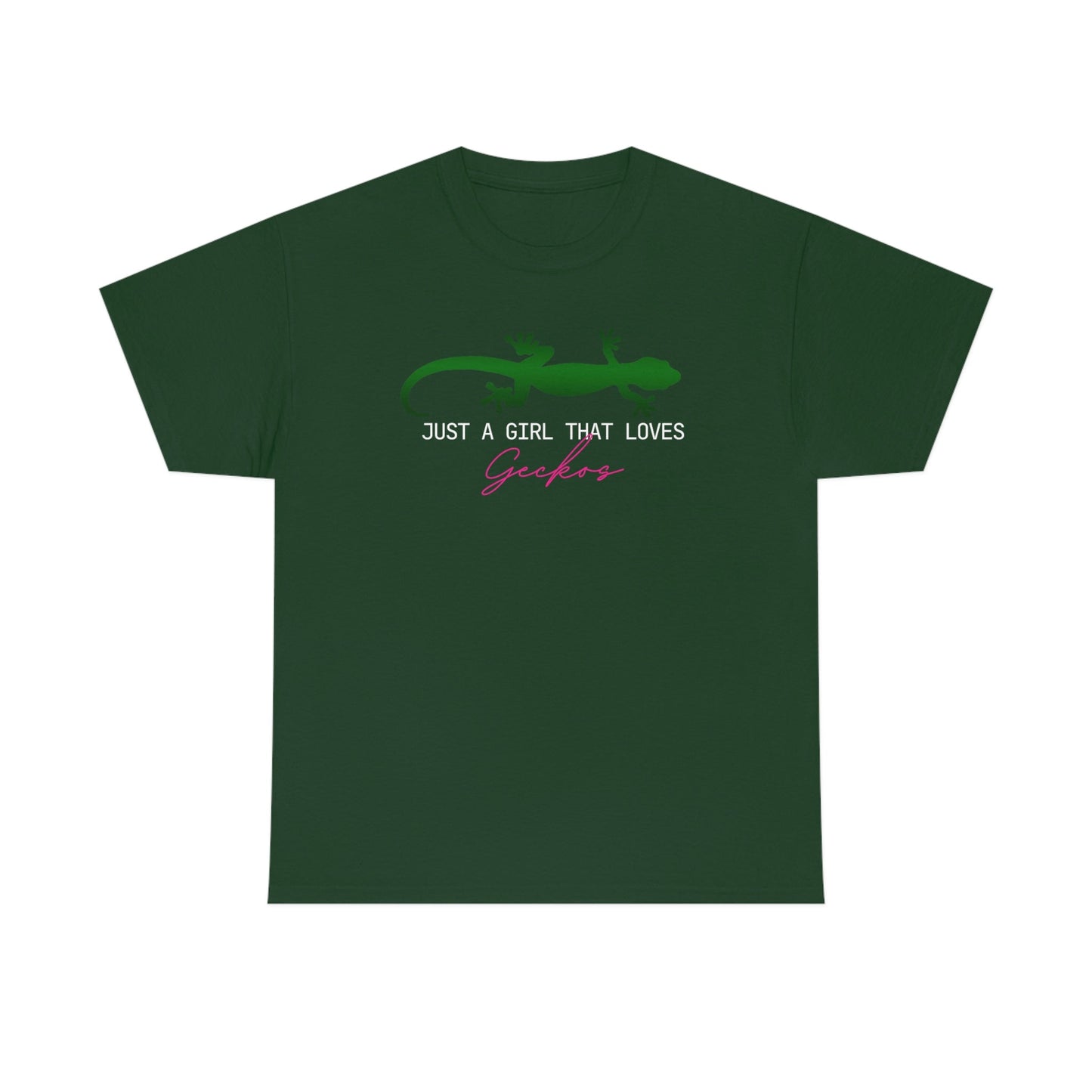 Just a Girl That Loves Geckos Heavy Cotton Tee