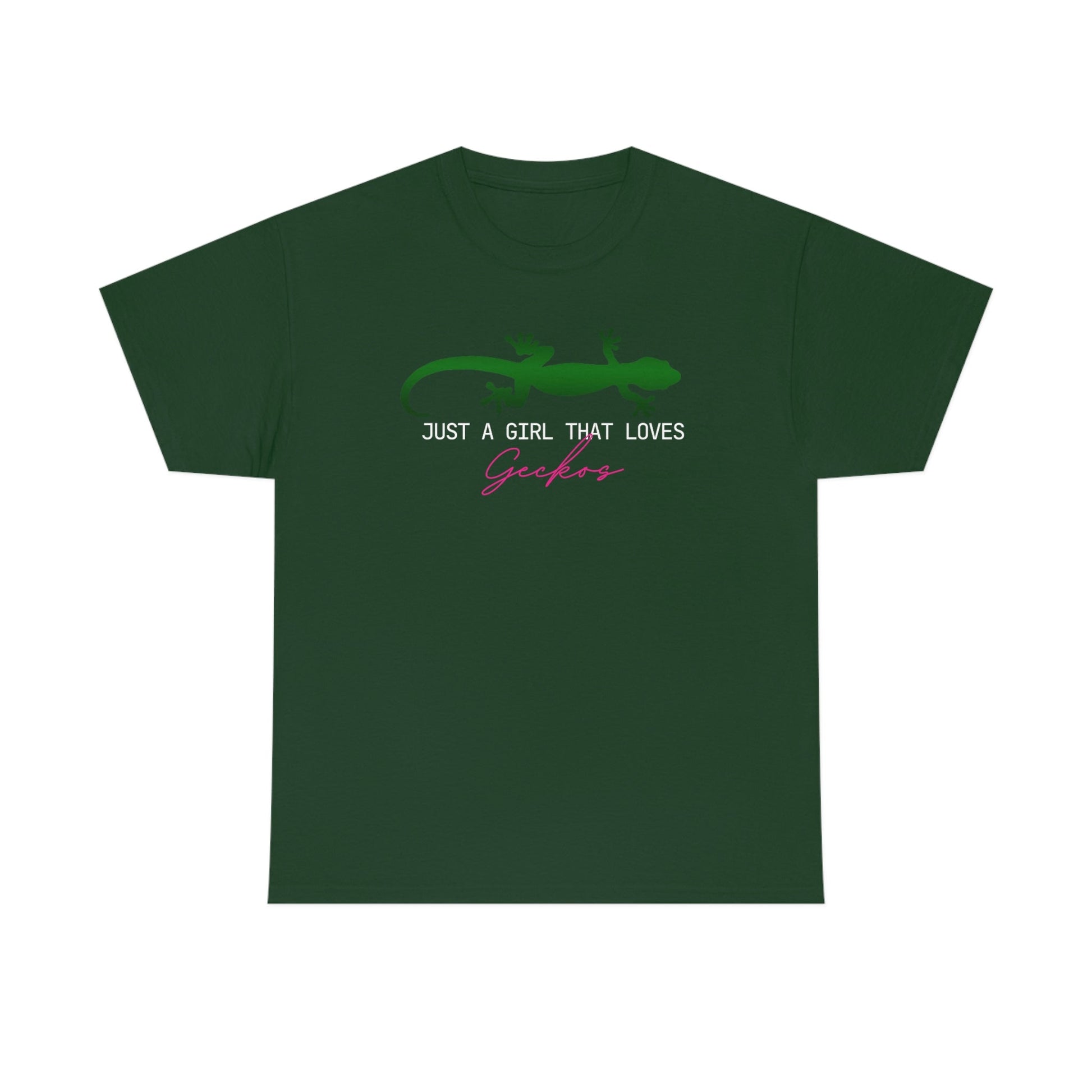 Just a Girl That Loves Geckos Heavy Cotton Tee