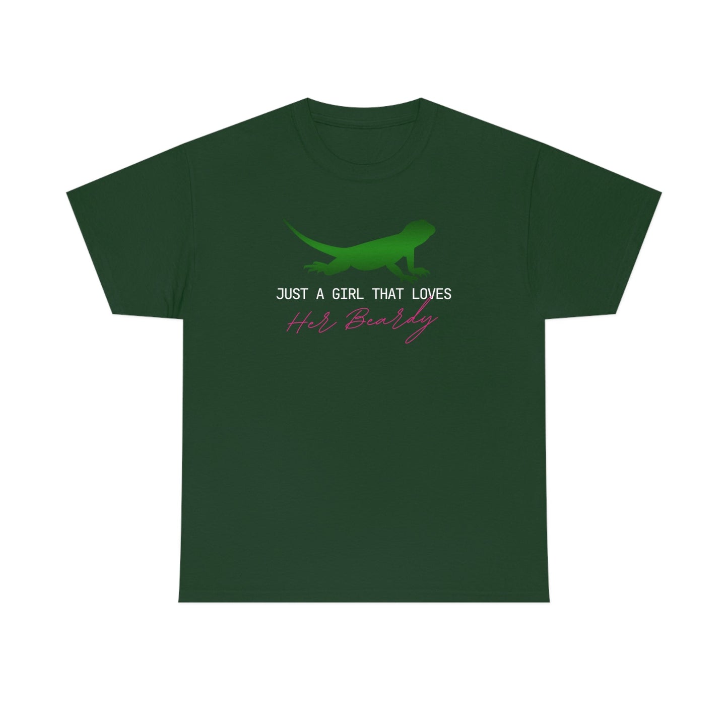 Just a Girl That Loves Her Beardy Heavy Cotton T-Shirt