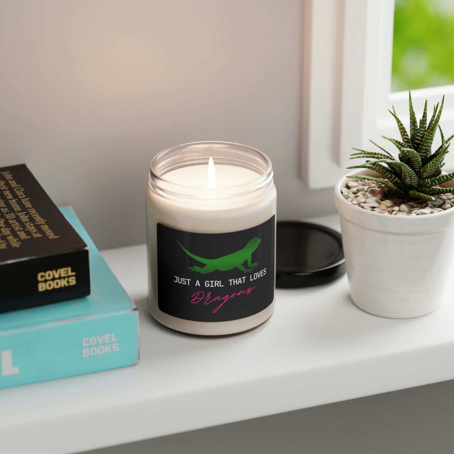 Just a Girla That Loves Bearded Dragons Scented Soy Candle - 9oz