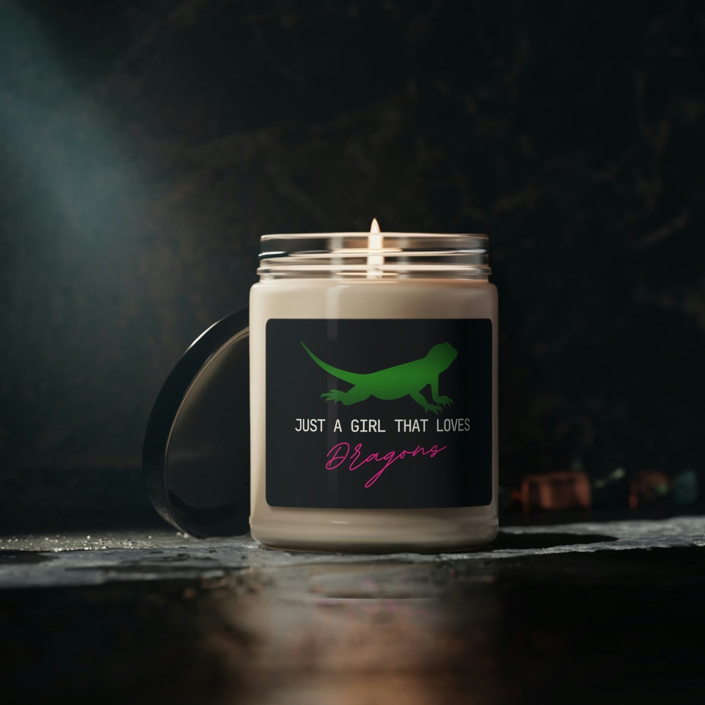 Just a Girla That Loves Bearded Dragons Scented Soy Candle - 9oz