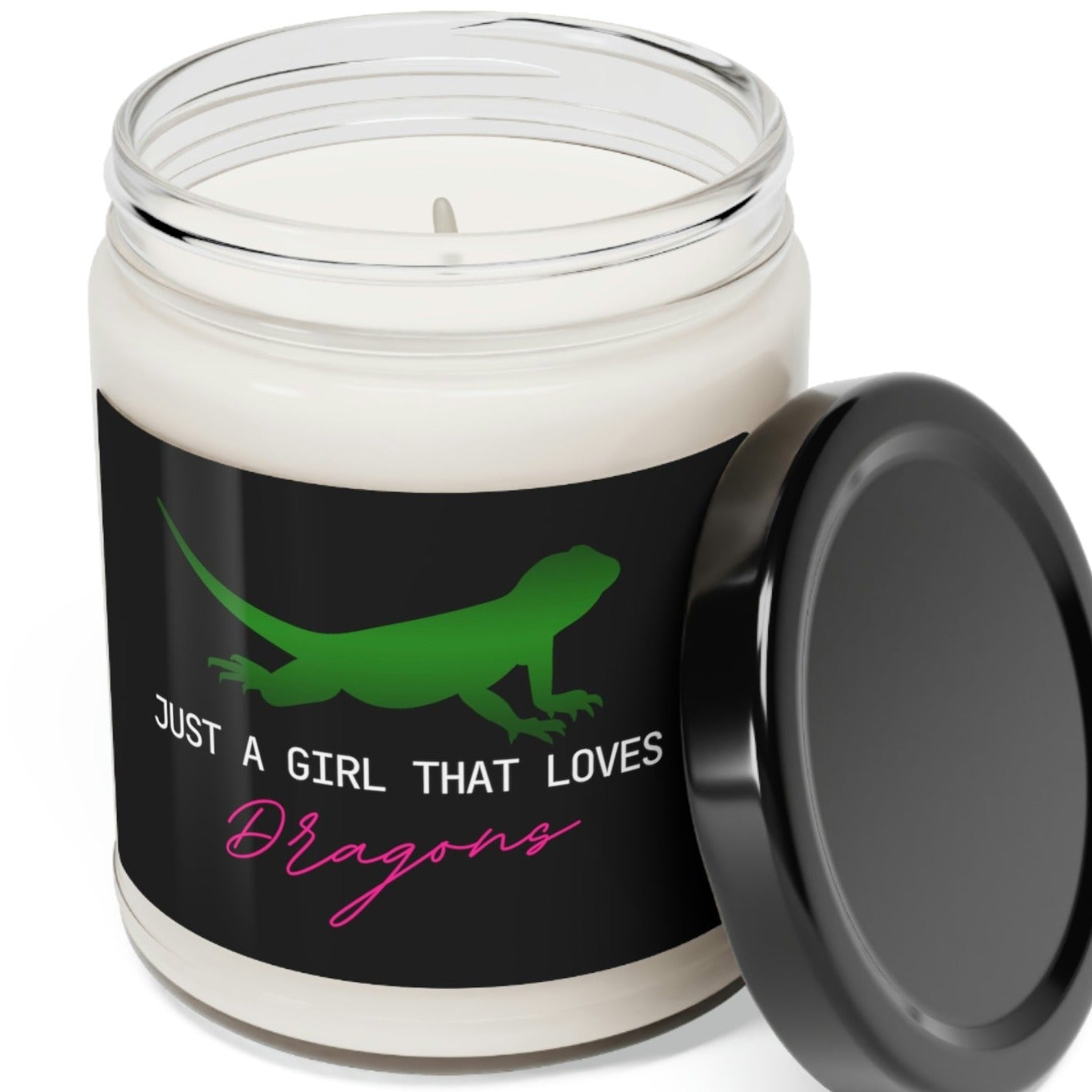 Just a Girla That Loves Bearded Dragons Scented Soy Candle - 9oz