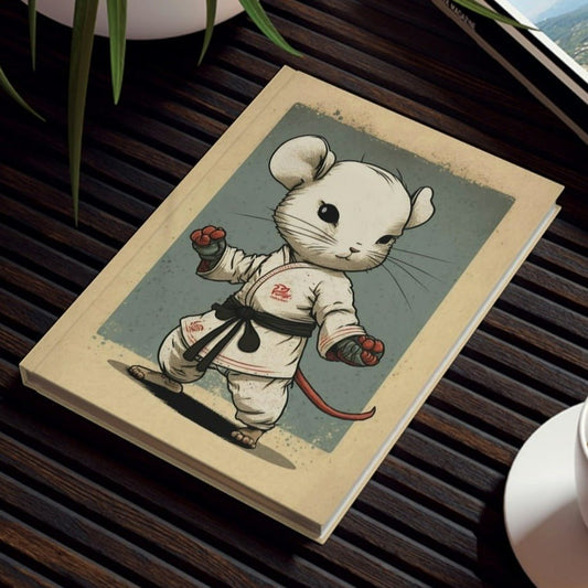Karate Mouse Hard Backed Journal