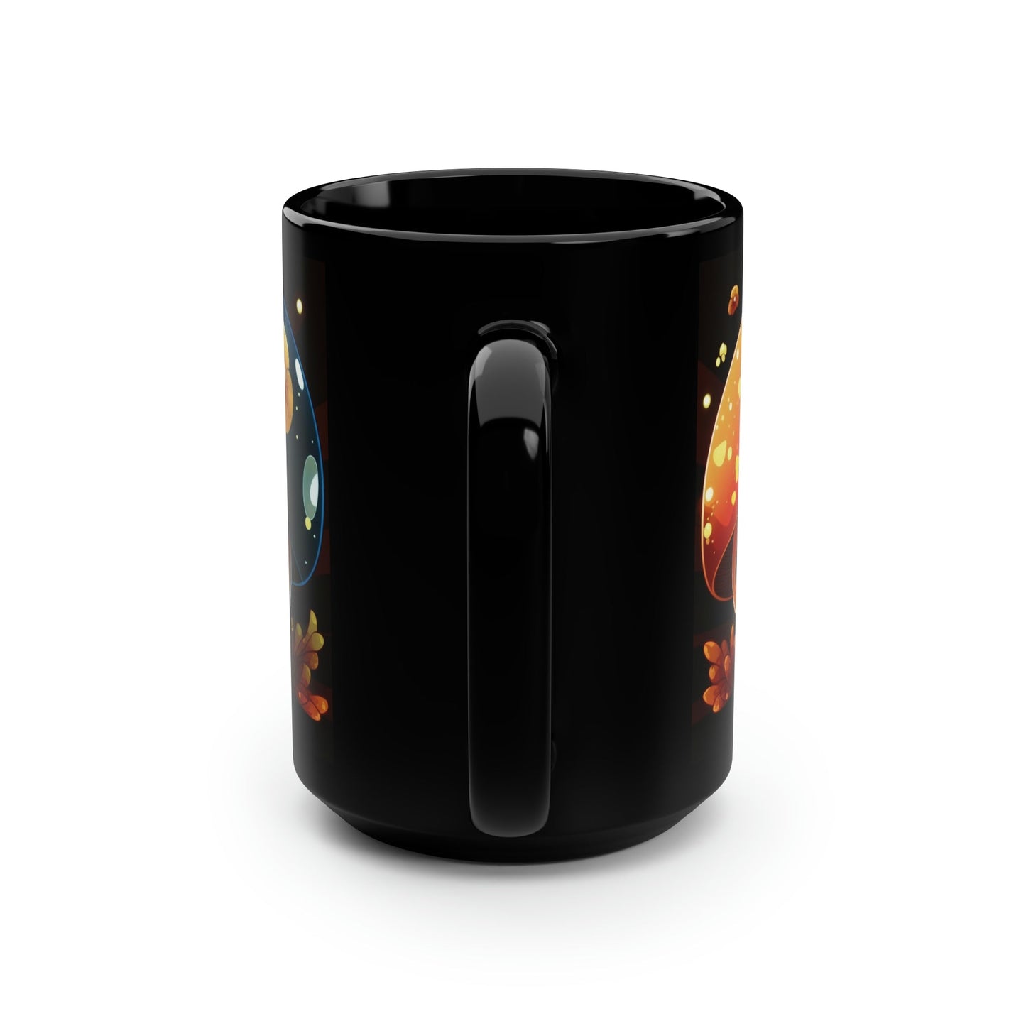 Kawaii Style Magic Mushrooms 15 oz Coffee Mug perfect for the mushrooming fan or as a birthday gift for nature lovers