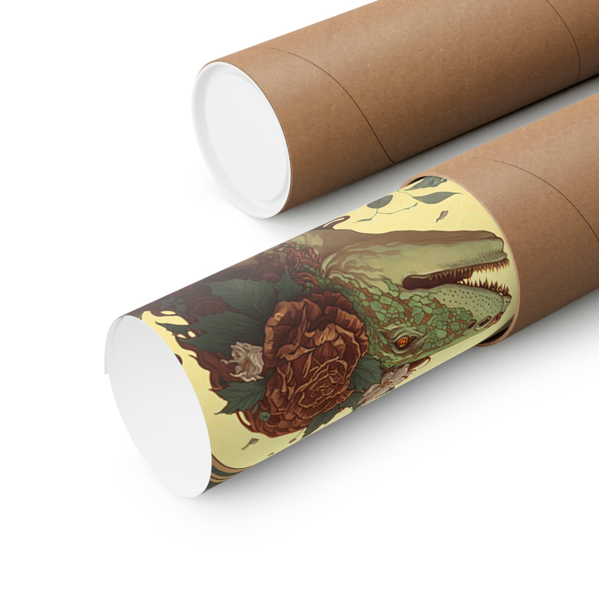 Lady T-Rex Dinosaur Premium Matte Vertical Posters