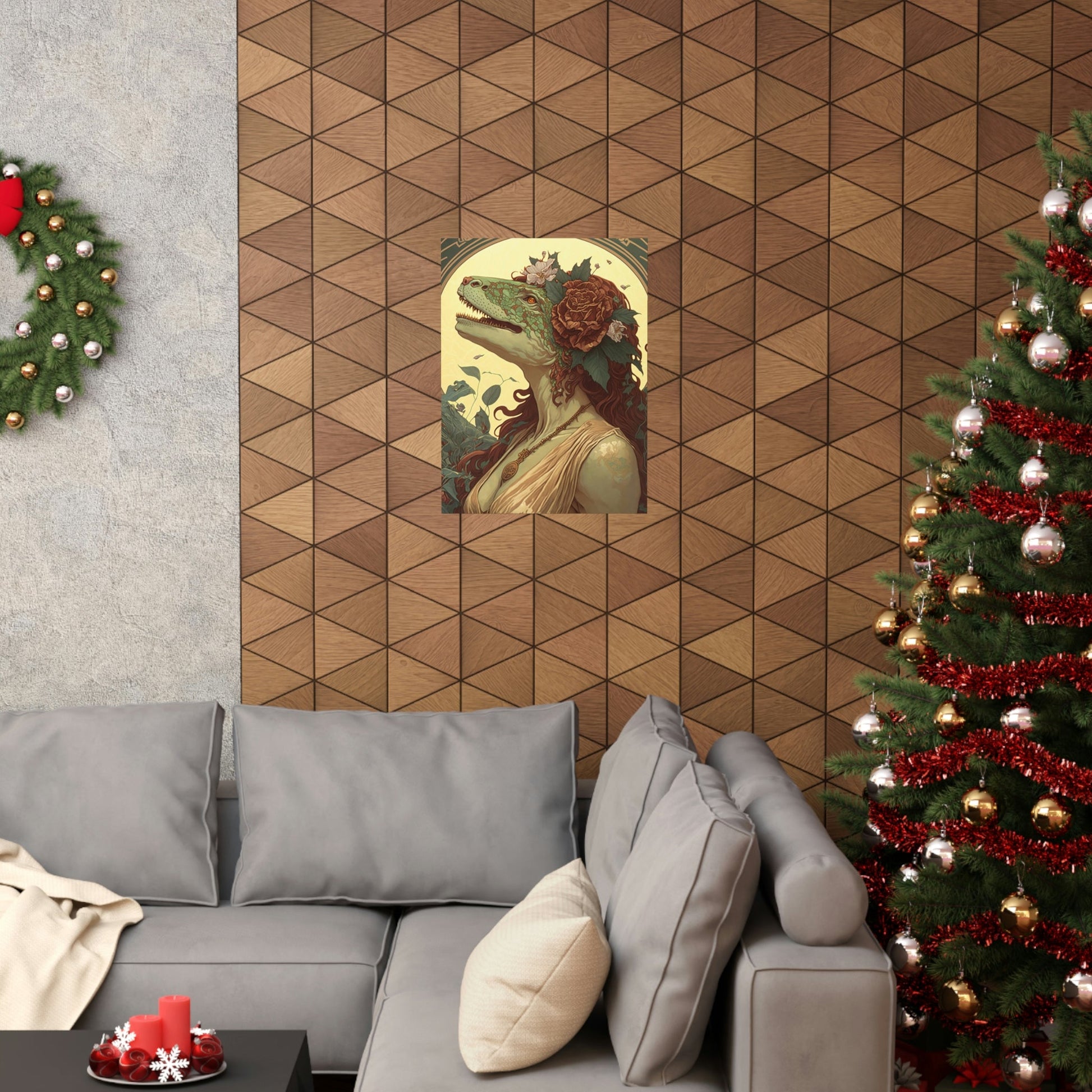 Lady T-Rex Dinosaur Premium Matte Vertical Posters