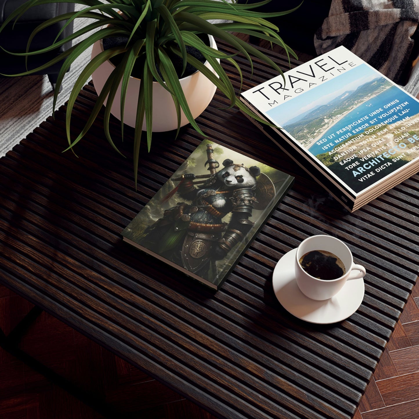 Li the Samurai Panda Hard Backed Journal