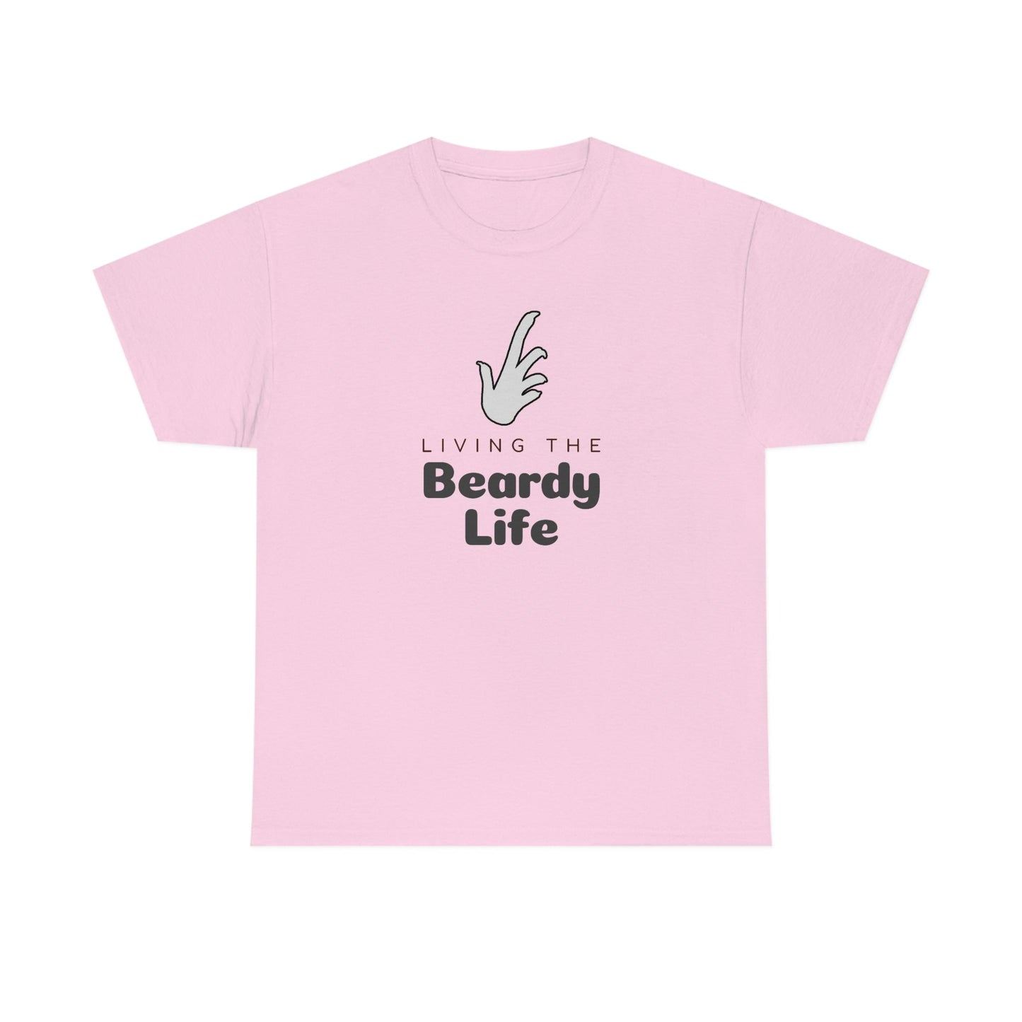 Living the Beardy Life Heavy Cotton T-Shirt