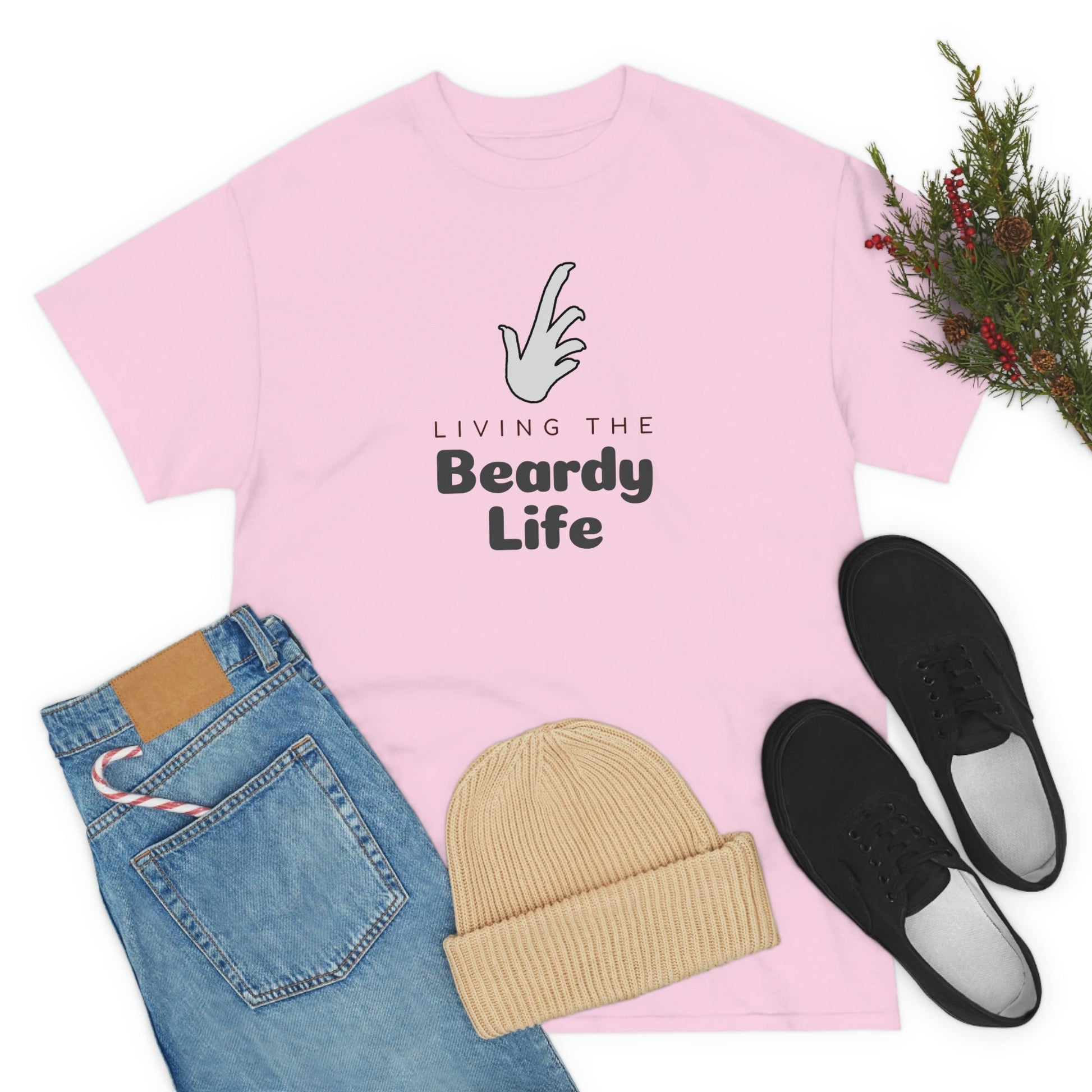 Living the Beardy Life Heavy Cotton T-Shirt