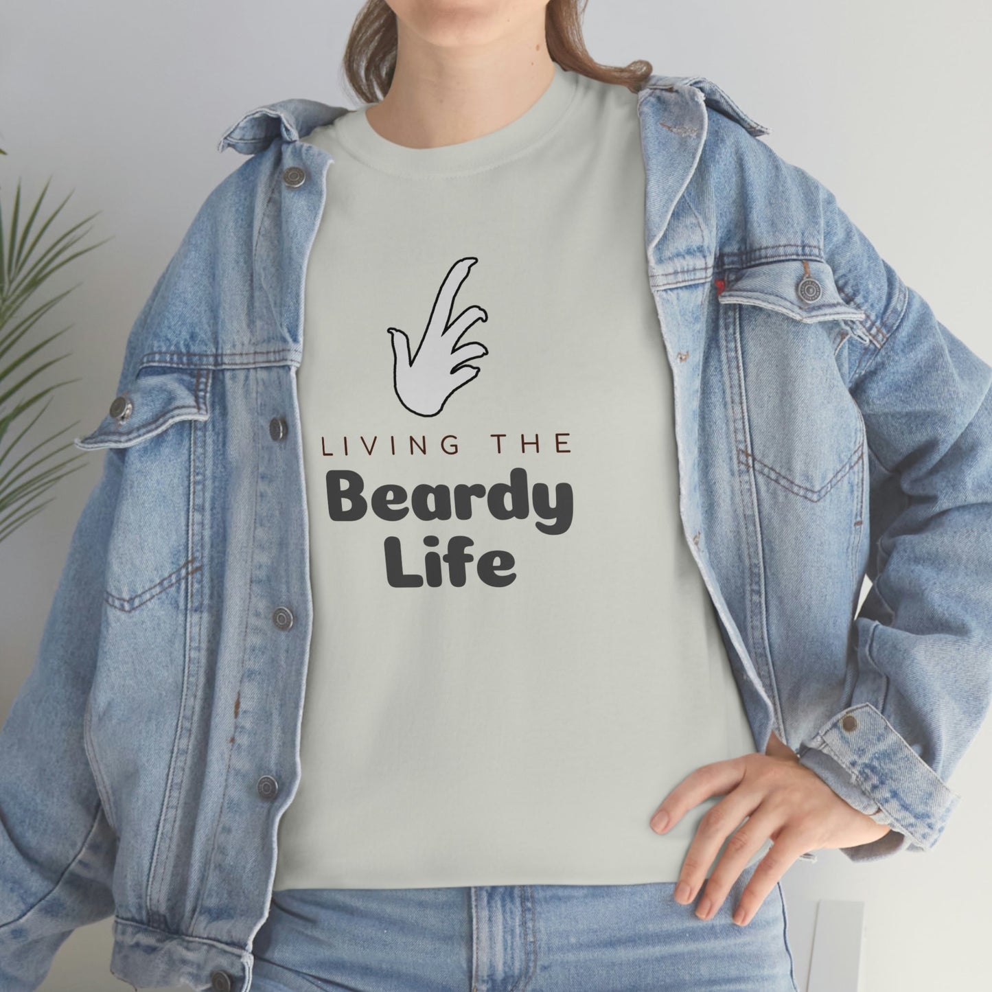 Living the Beardy Life Heavy Cotton T-Shirt