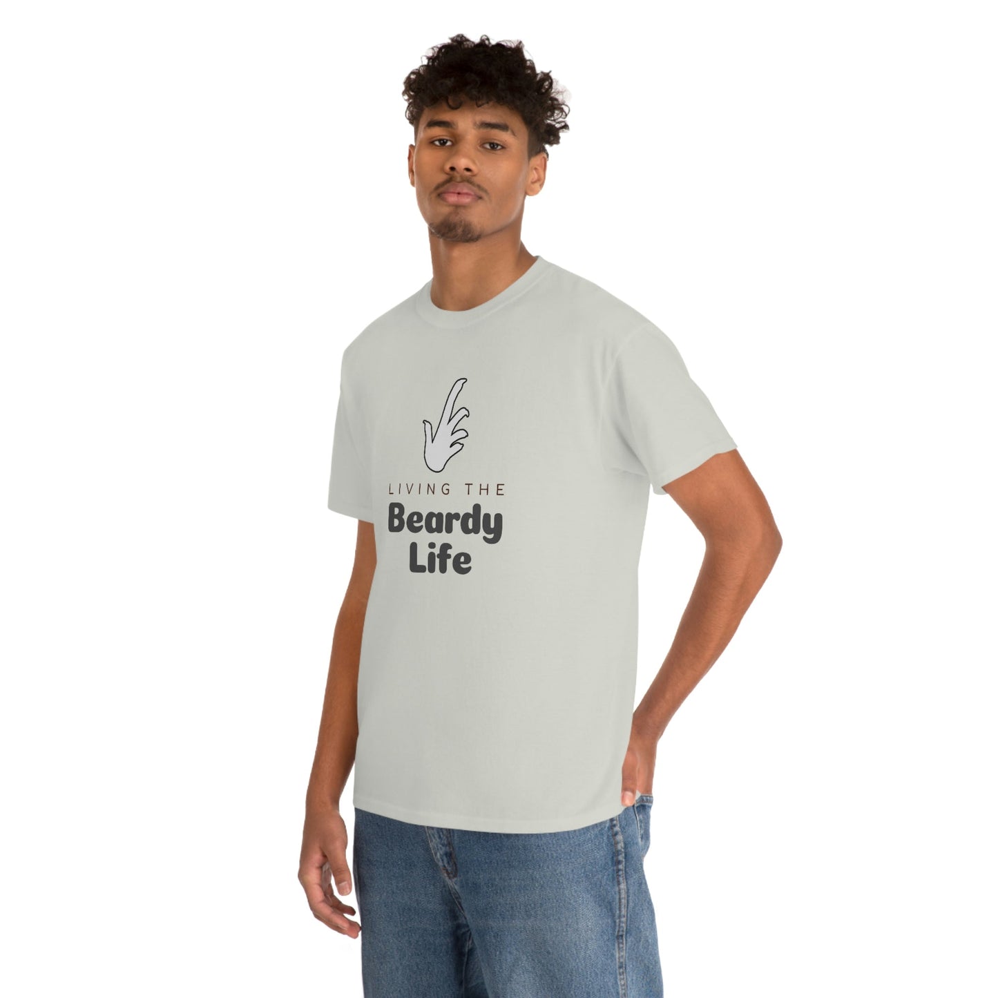 Living the Beardy Life Heavy Cotton T-Shirt