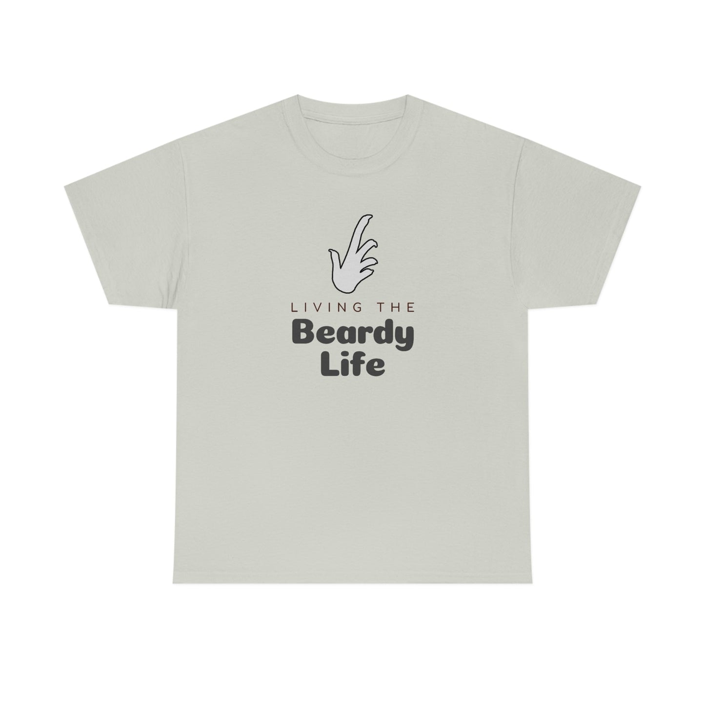 Living the Beardy Life Heavy Cotton T-Shirt